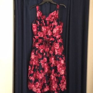 Floral print dress